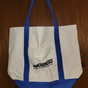Popcorners Tote Bag Reusable Grocery Shopping Popcorn Lovers Cotton New